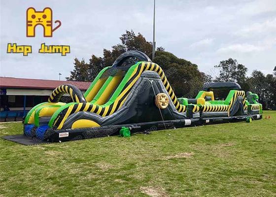 Curso de obstáculo inflável comercial das crianças para o ODM do OEM do parque de diversões