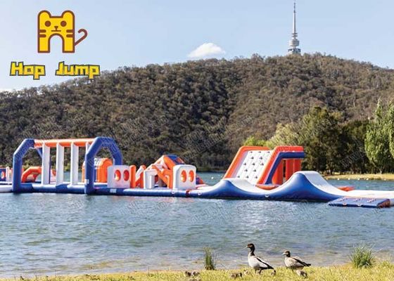 Fogo gigante de Inflatables do parque da água de encerado do PVC dos adultos - retardador