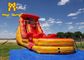 tamanho adulto inflável da corrediça de água 10m que salta a corrediça inflável Bouncy para o jogo da água do verão