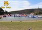 o parque Inflatables da água do PVC de 0.9mm fácil instala para jogos do esporte