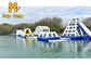 Grande resistente UV Polyvinyl de Inflatables Aqua Sports do parque da água do cloreto