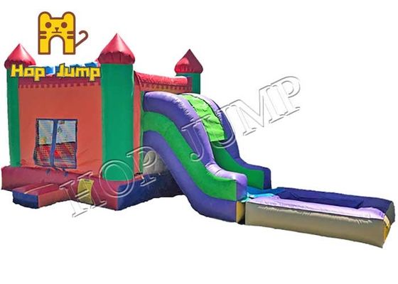 Da corrediça Bouncy do castelo do PVC crianças combinados Inflatables 4x8m NFPA 701