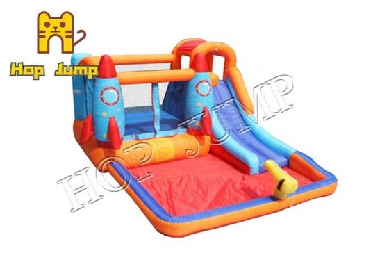 Corrediça inflável de salto do castelo do leão-de-chácara do campo de jogos de Inflatables das crianças