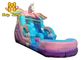 UV impermeável do PVC Unicorn Inflatable Pool With Slide de 0.55mm anti