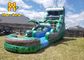 Leões-de-chácara infláveis exteriores da corrediça de água do tamanho gigante para jogos do quintal das crianças